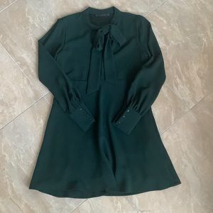 Zara Trafaluc Dark Green Tunic Top/Minidress